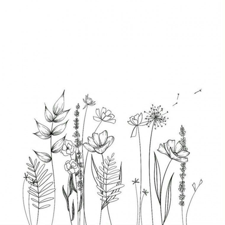 Вышивка гладью полевые цветы и травы