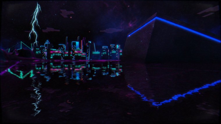 Неоновые обои