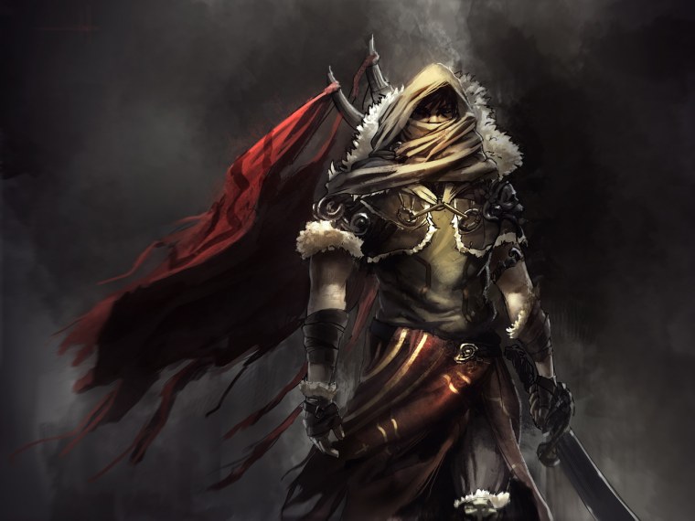 Темный воин фэнтези