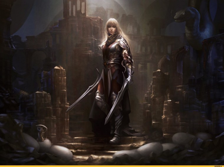 Человек с мечом арт