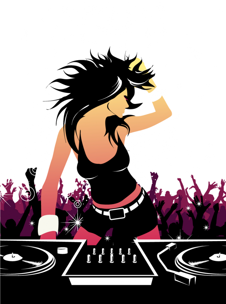 DJ на прозрачном фоне