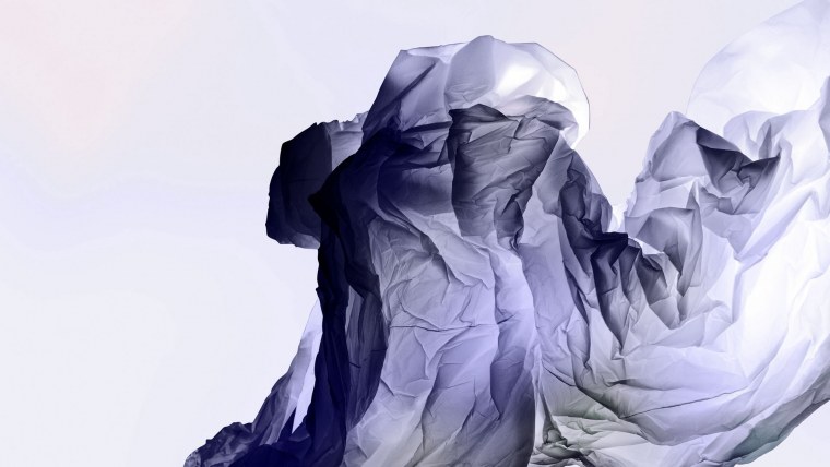 Обои коллаж белый