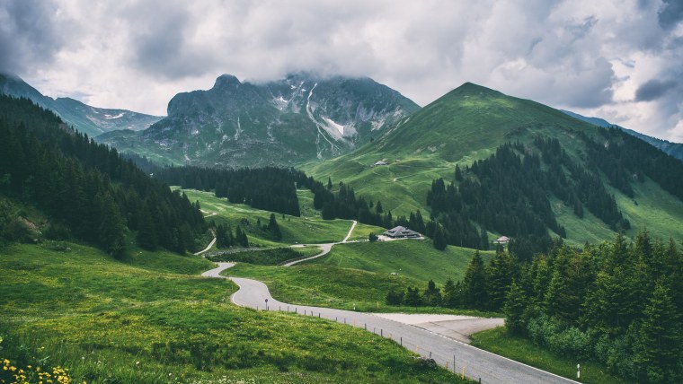 Швейцария дорога Гурнигель