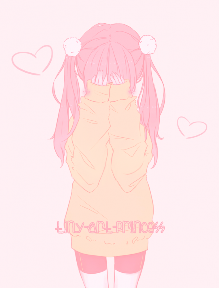 Милые арты в розовых тонах