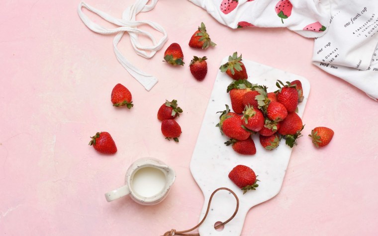 Земляника в сливках