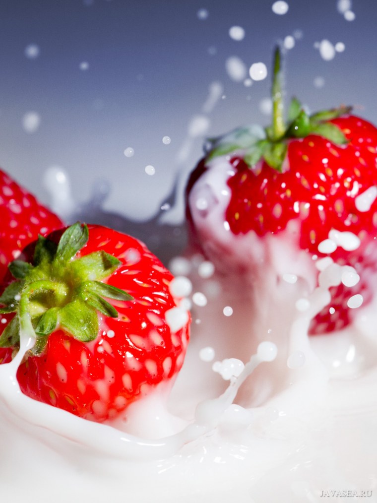 Фон с малиной для фотошопа