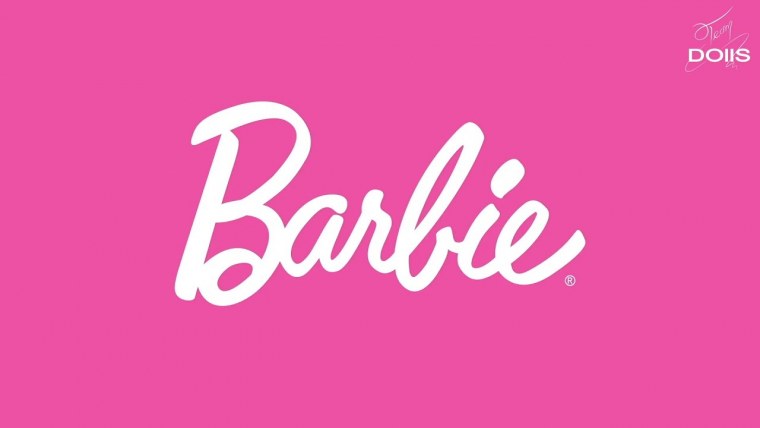 Много надписей на одной картинке Барби