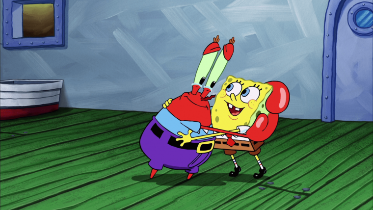 Мистер Крабс Патрик и Спанч Боб