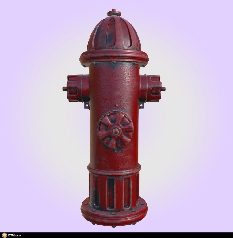 Гидрант в поле