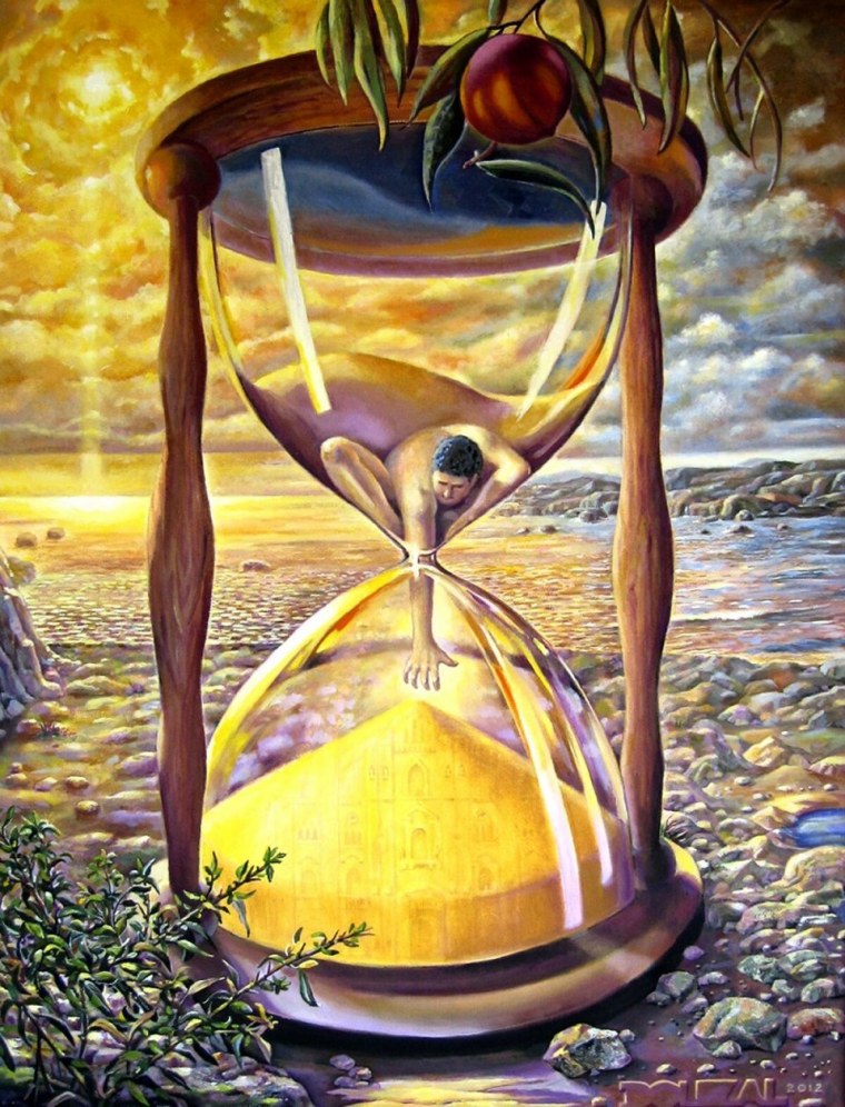 Песочные часы в живописи