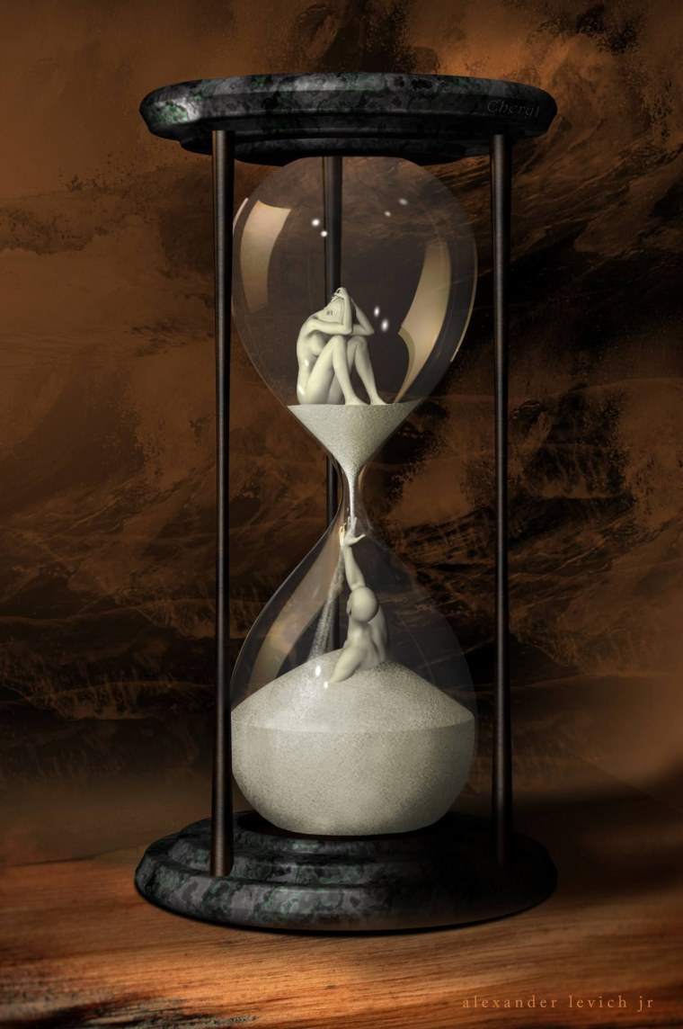Песочные часы арт объект