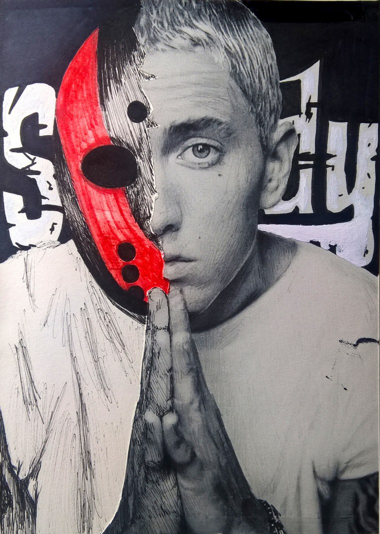 Eminem caricature