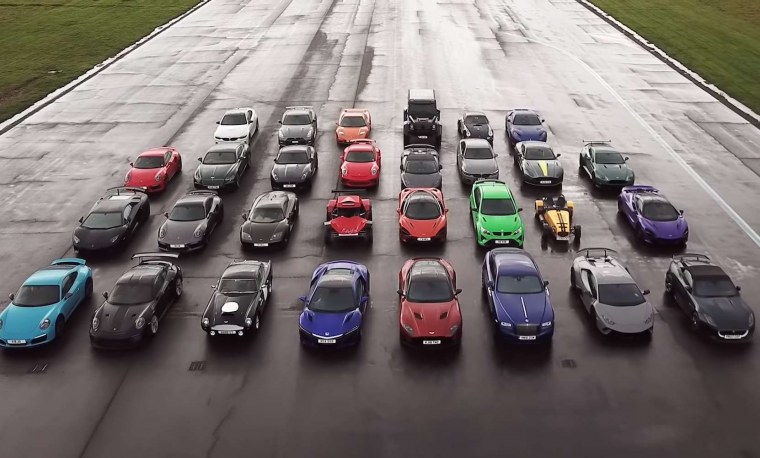 Много машин