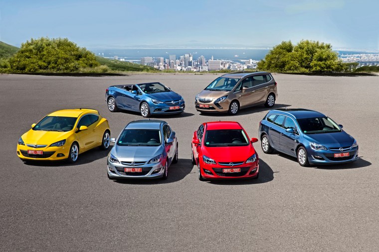 Opel Модельный ряд