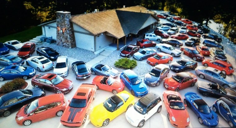 Много разных машин