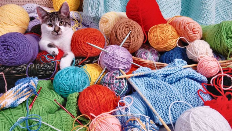 Мотки пряжи