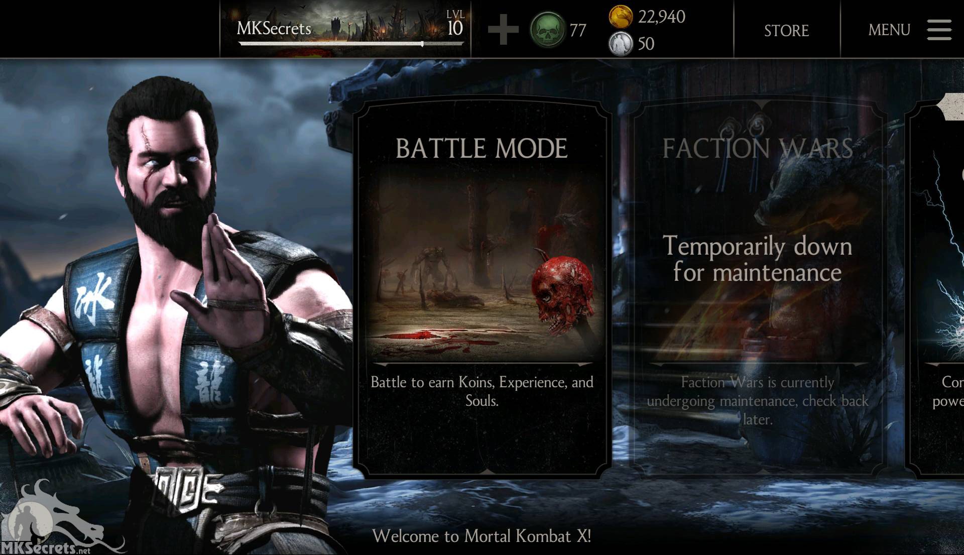 Старые версии игры мортал комбат. Меню мортал комбат 10. Mortal Kombat x mobile версия 1.1.0. МК Х мобайл. Mortal Kombat 10 главное меню.