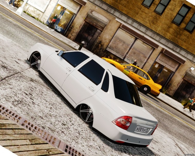 Заниженный ВАЗ 2170