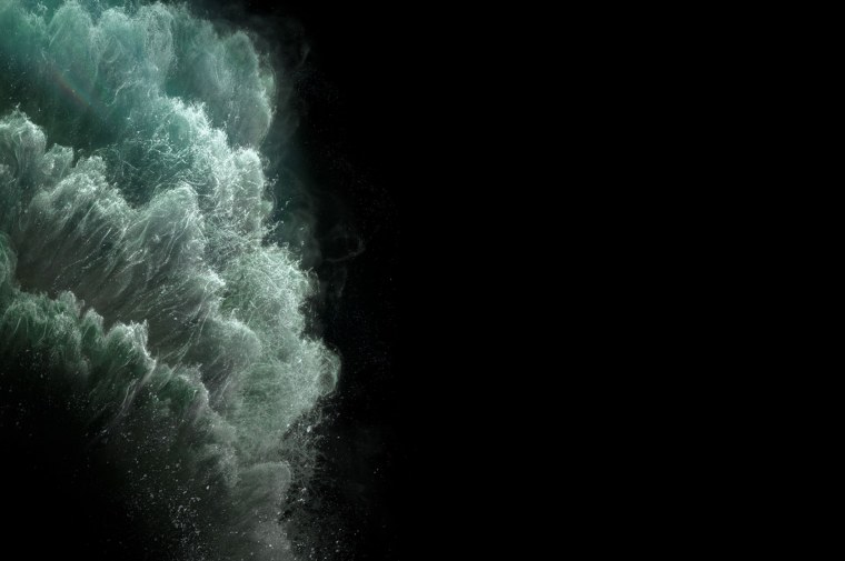 Неоновое яблоко Apple