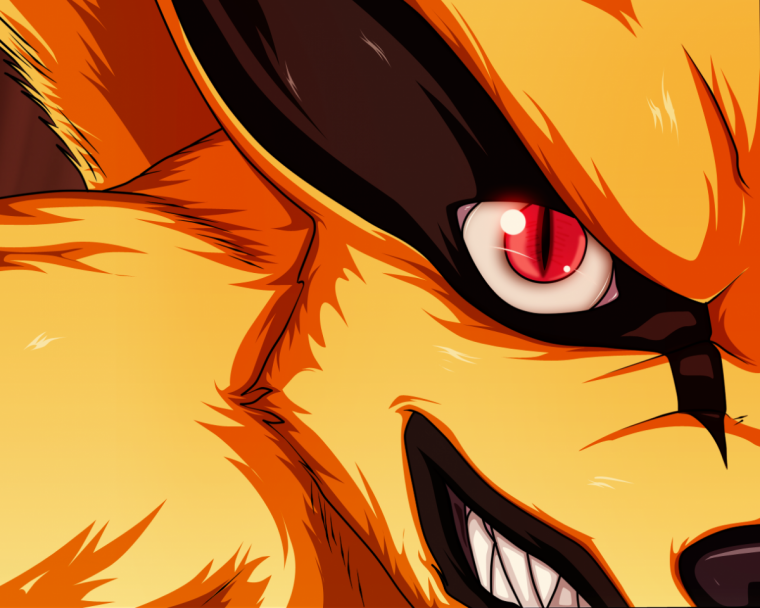 Курама девятихвостый демон Лис