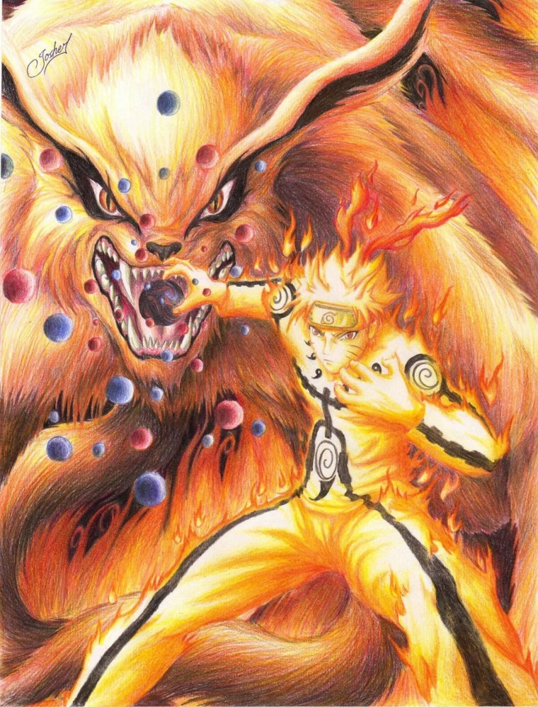 Наруто хвостатый курама