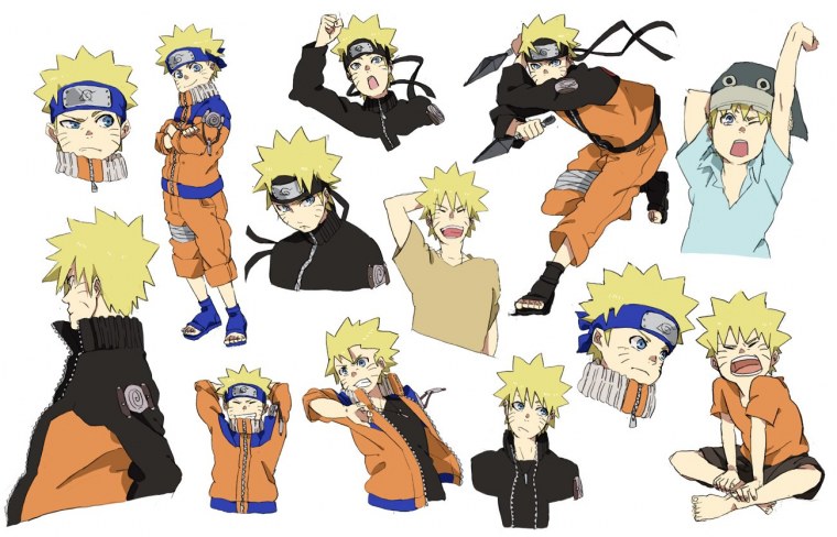 Наруто и маленький Наруто