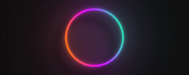 Градиент неоновый круг Cooler Master