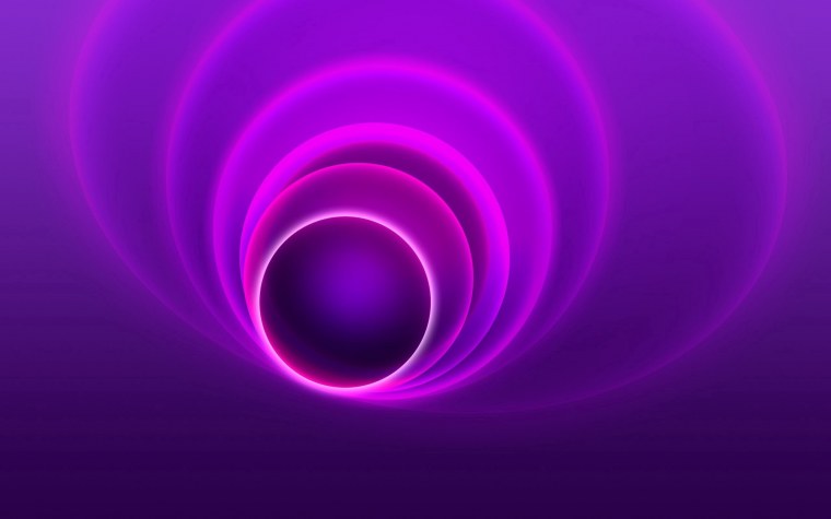 Круг неон без фона