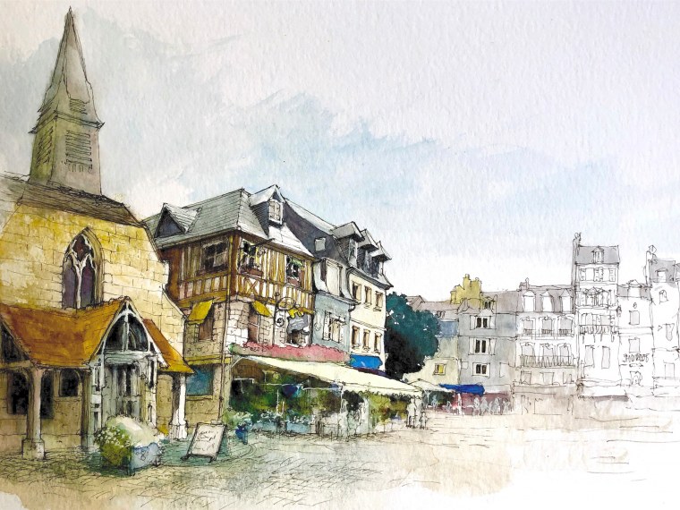 Пейзаж рисунок