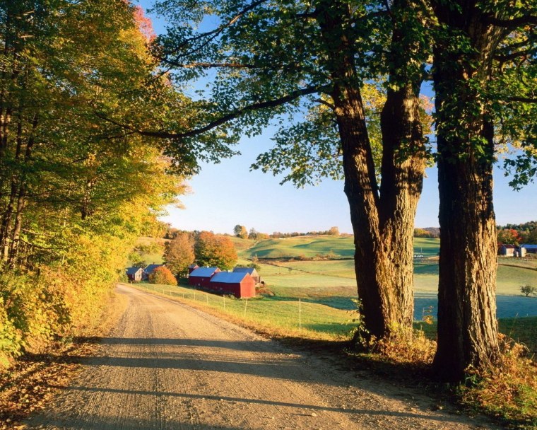 Обои деревня