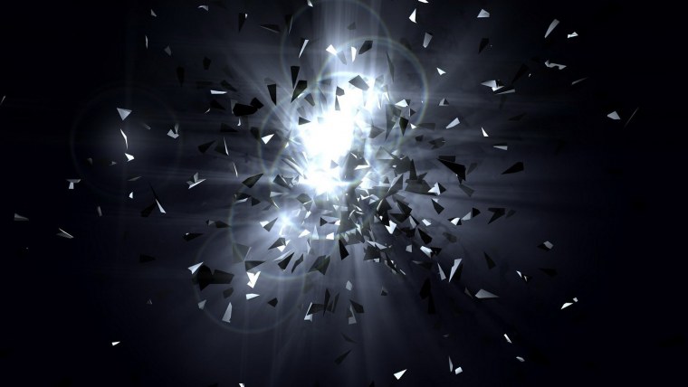 Разлетающиеся частицы