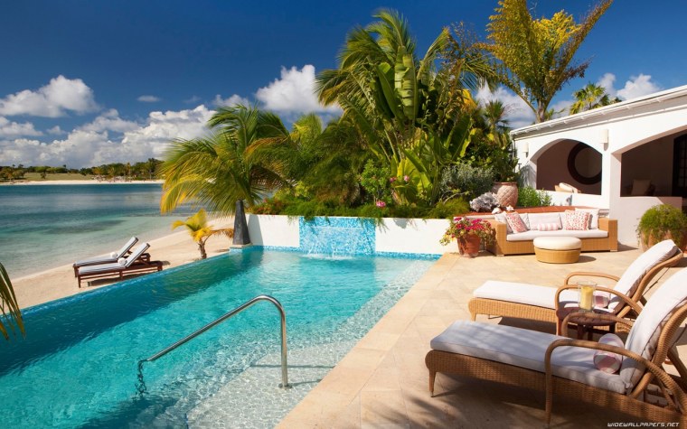 Бассейн пальмы