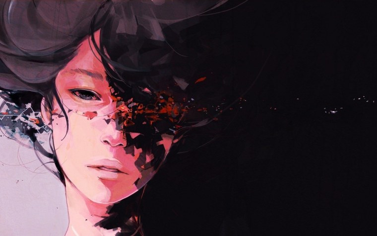 Аниме Эстетика дождь