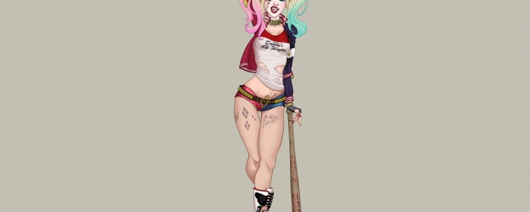 Харли Квинн диджитал арт