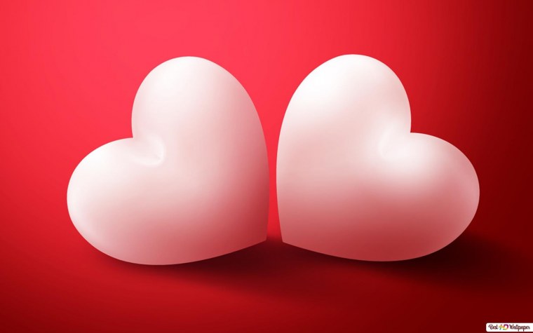 Обои для пар сердечки
