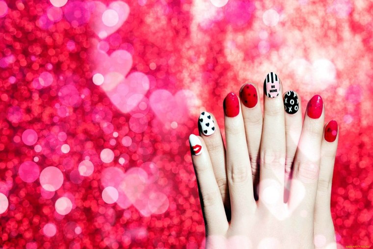 Визитки маникюр