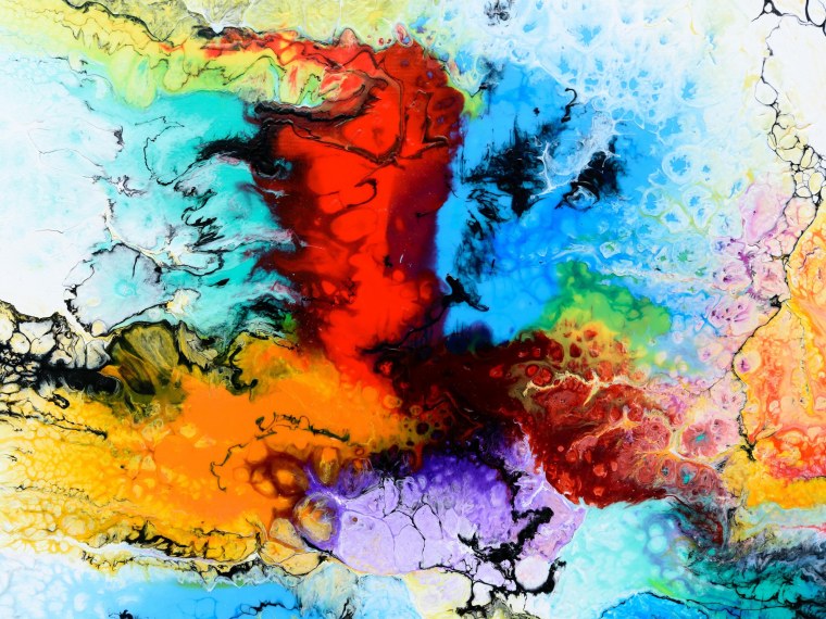 Яркие краски