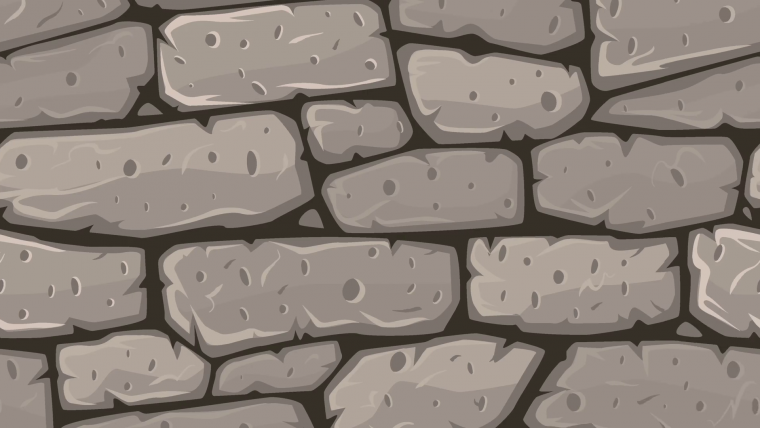 Каменные мультяшные стены