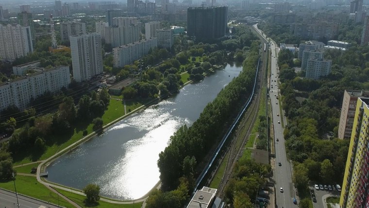 Филевский парк река