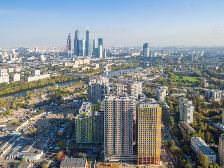 Вид из окна ЖК Фили град