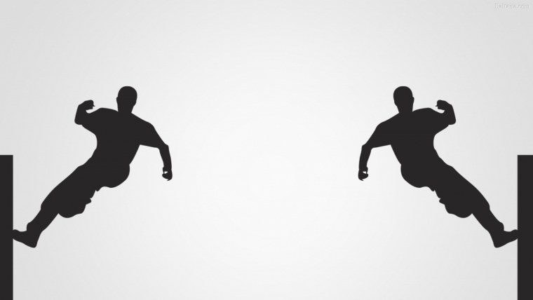 Позы для рисования паркур