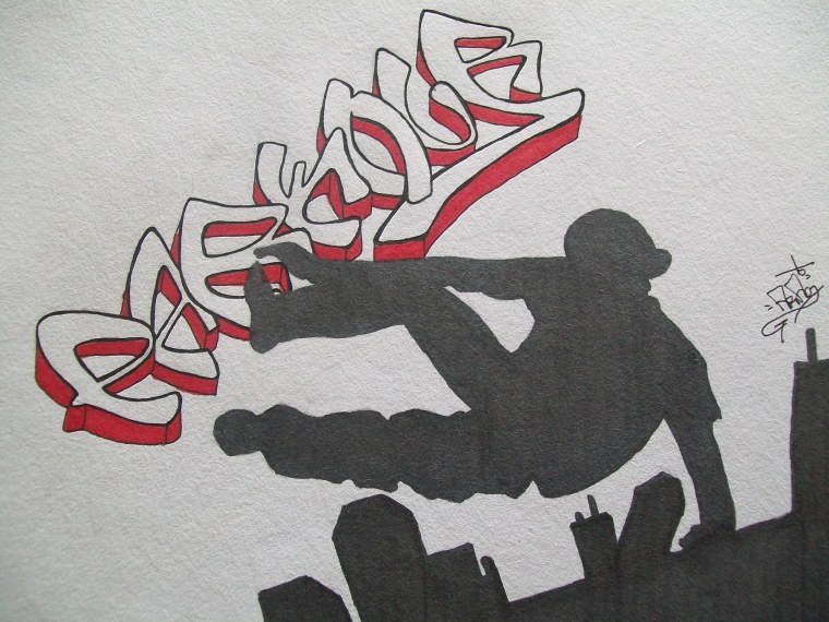 Рисунки на тему паркур