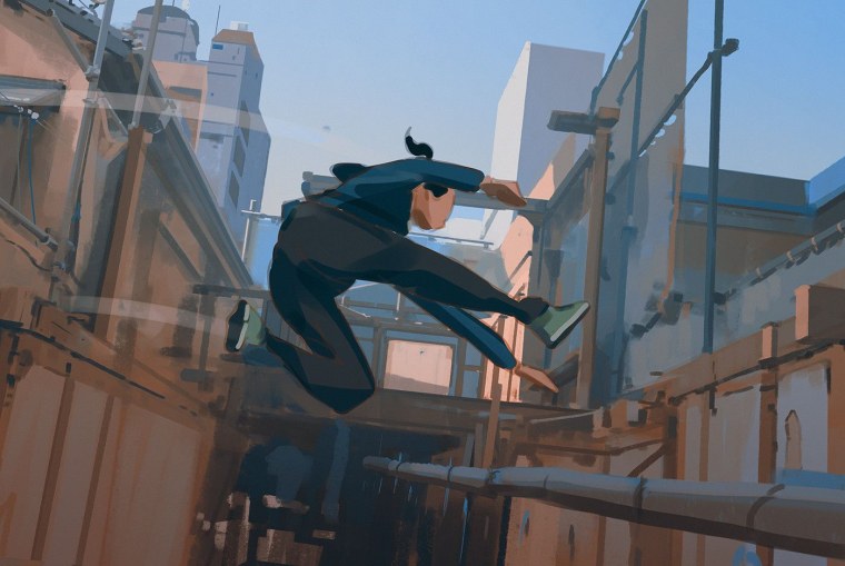 Паркур карандашом