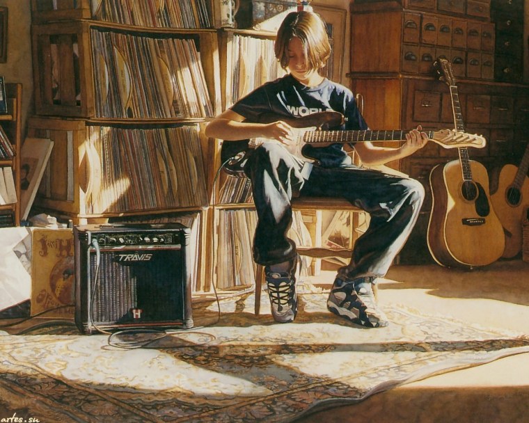 Гитара на окне