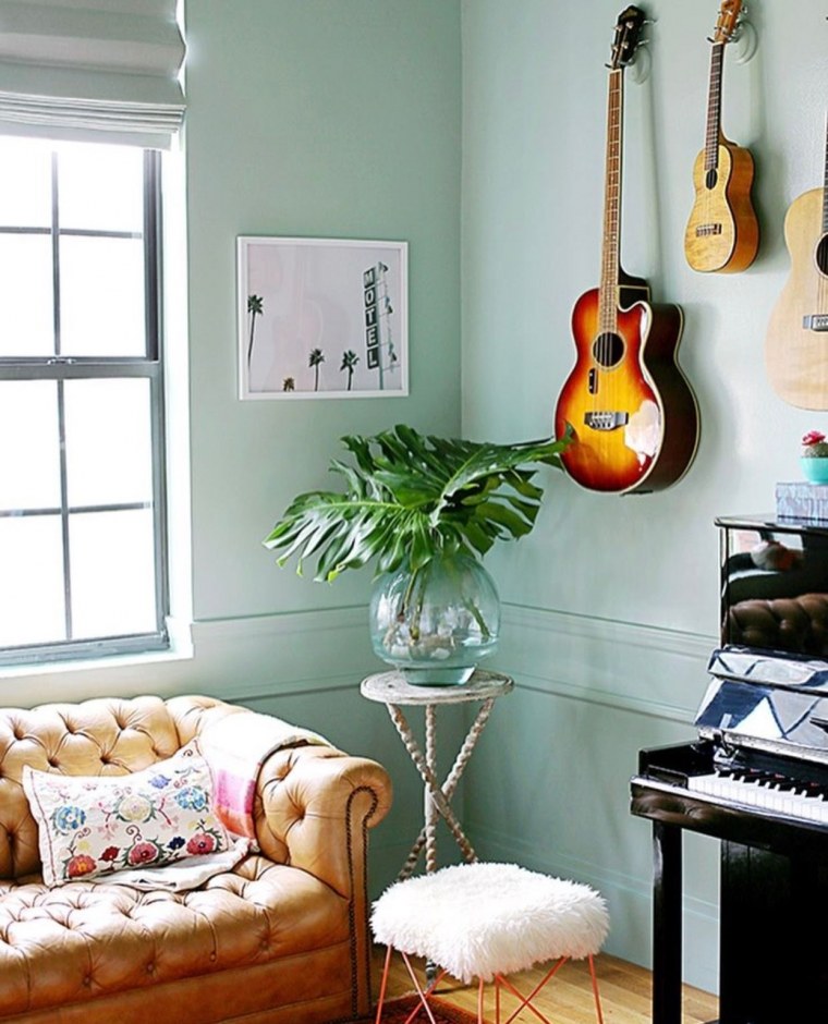 Гитара в интерьере