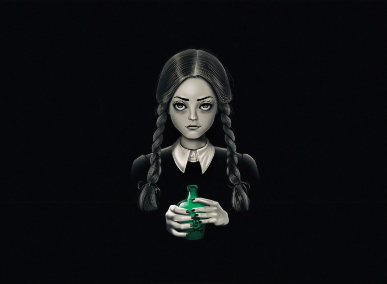 Аниме девушки на однотонном фоне