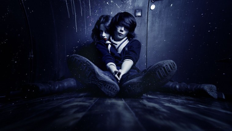 Аниме на черном фоне