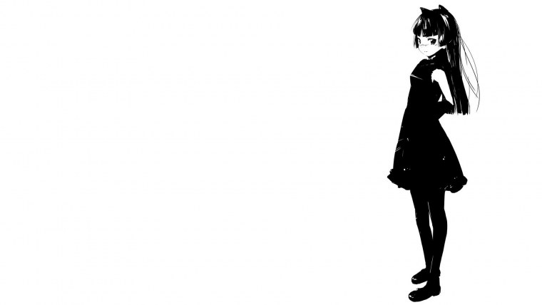 Аниме на черном фоне