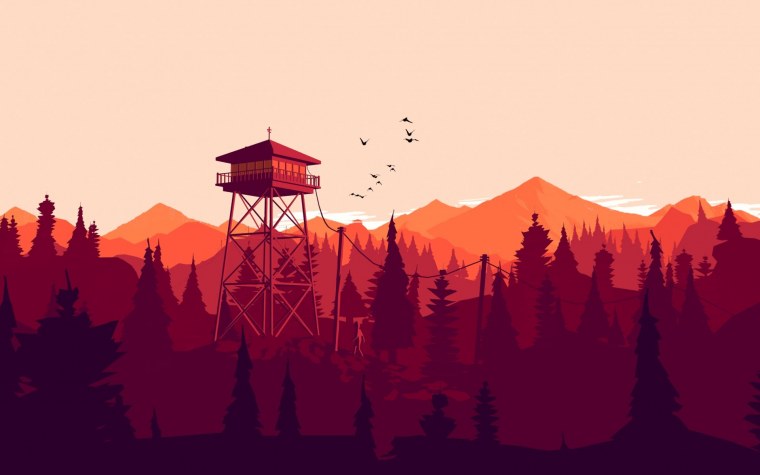 Обои из игры Firewatch