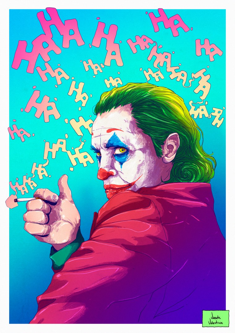 Джокер арт Постер